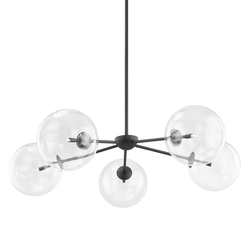 Troy Lighting Madrid SOFT BLACK 54W x 54L x 14.5H Chandelier