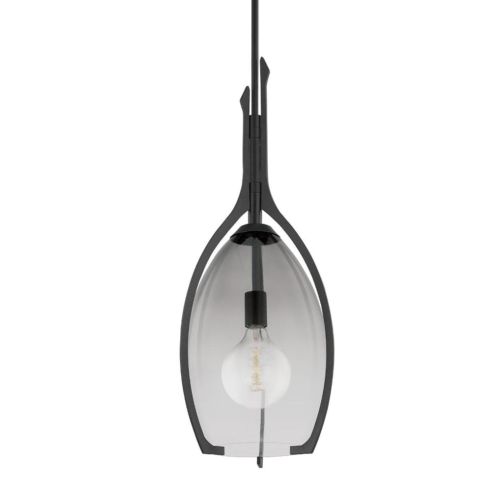 Troy Lighting Pacifica FORGED IRON 12.5W x 12.5L x 31.25H Pendant