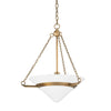 Troy Lighting Amador Patina Brass 19.5W X 19.5L X 22.25H Pendant