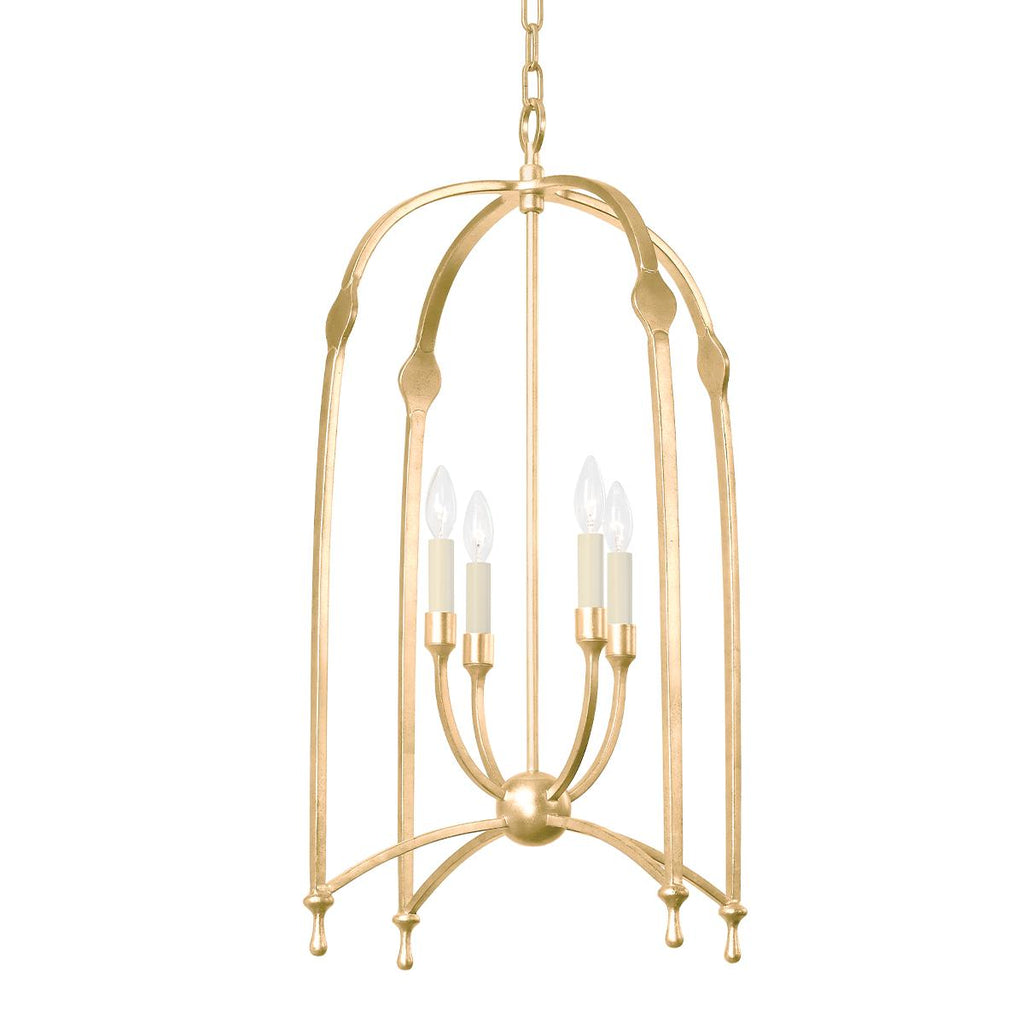 Troy Lighting Rhett VINTAGE GOLD LEAF 21.25W x 21.25L x 36H Pendant