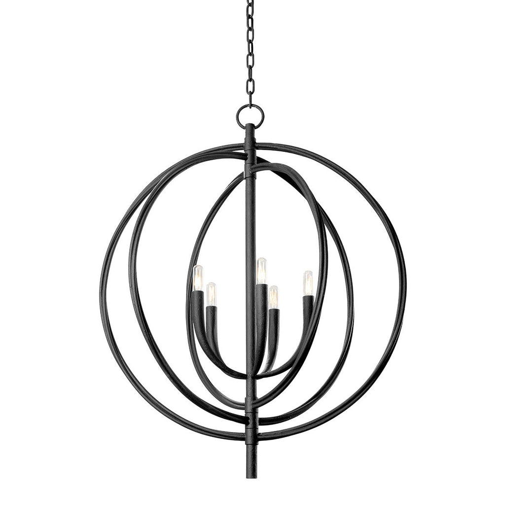 Troy Lighting Fillea BLACK IRON 30W x 30L x 37.25H Pendant