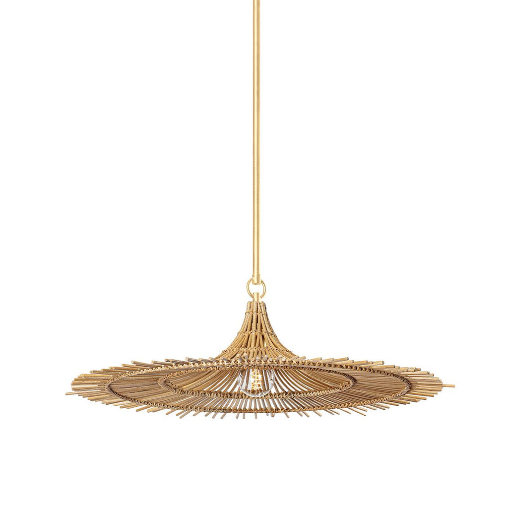 Troy Lighting Costa Mesa VINTAGE GOLD LEAF 31.25W x 31.25L x 10H Pendant