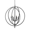 Troy Lighting Fillea Black Iron 40W X 40L X 47.5H Chandelier