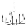 Troy Lighting Norman Forged Iron 32W X 32L X 18.5H Chandelier