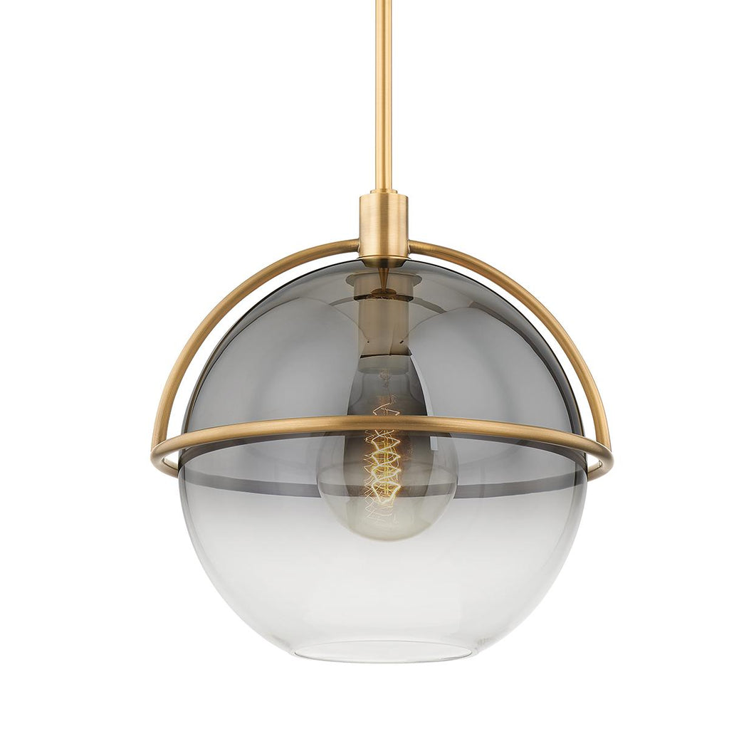 Troy Lighting Ivins PATINA BRASS 15.75W x 15.75L x 16.5H Pendant