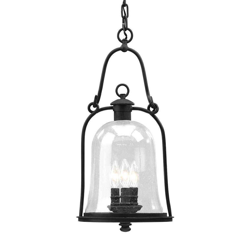 Troy Lighting Owings Mill TEXTURED BLACK 10W x 10L x 21.5H Pendant