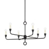 Troy Lighting Orson Black Iron 30.75W X 30.75L X 18.75H Chandelier