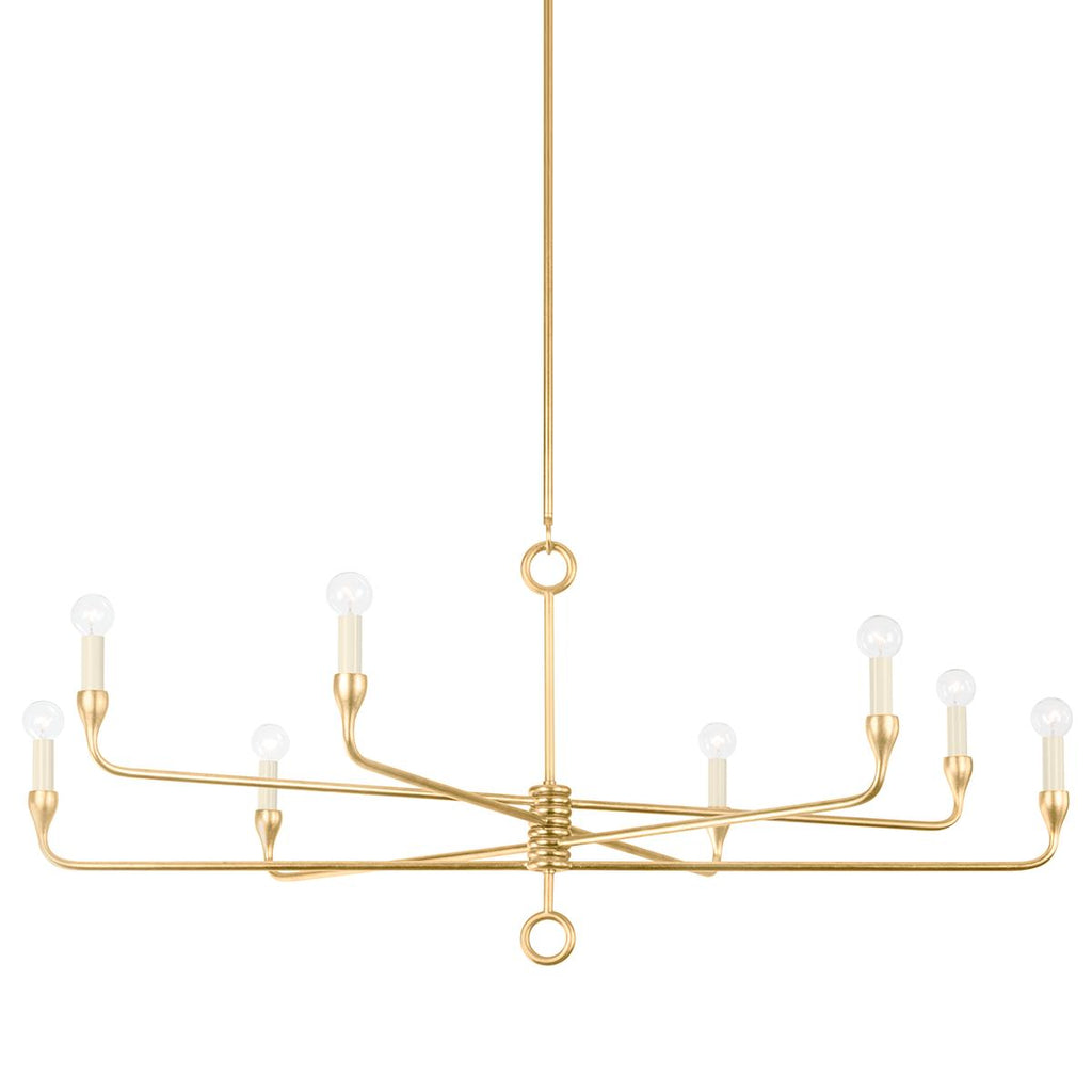 Troy Lighting Orson VINTAGE GOLD LEAF 41.5W x 41.5L x 21H Chandelier