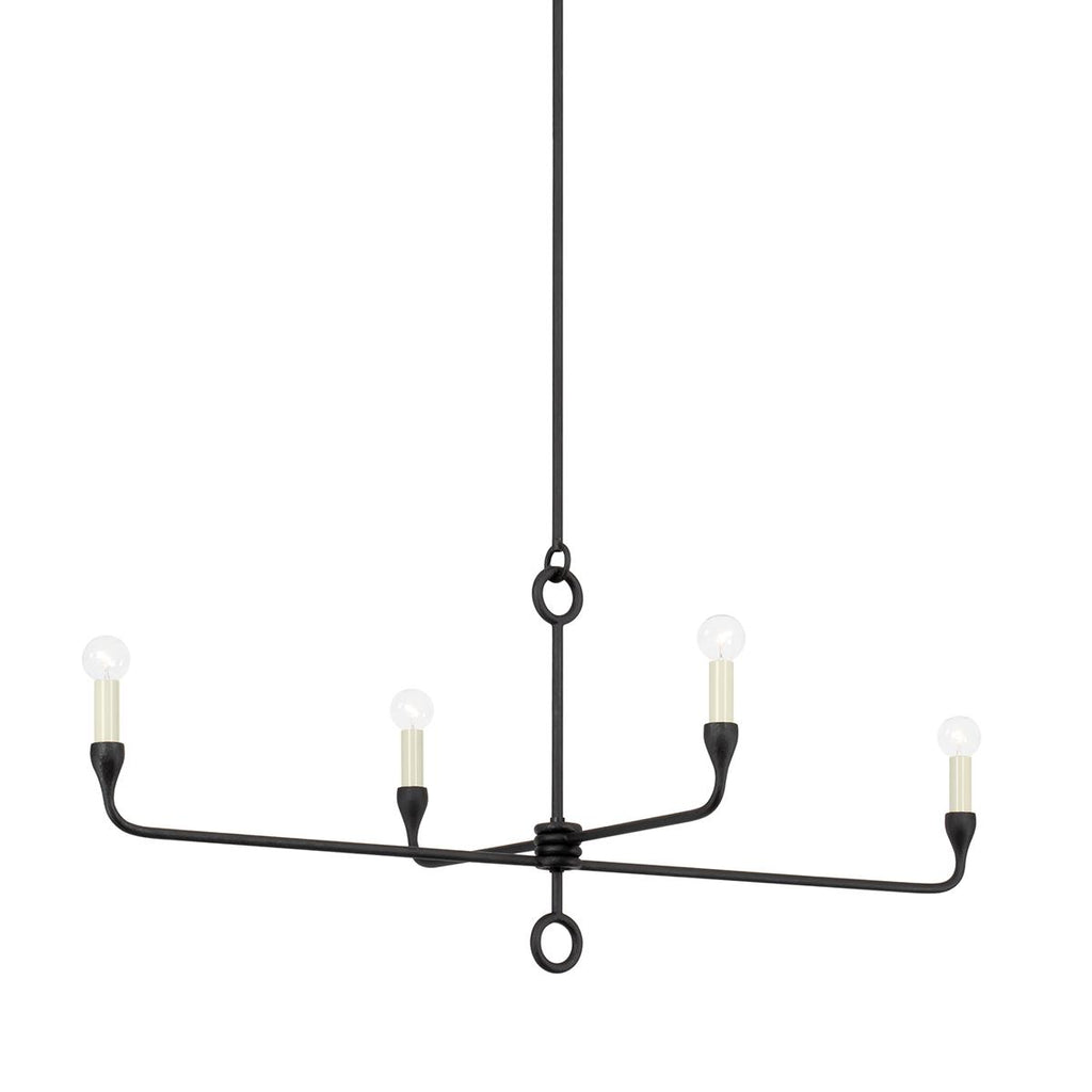 Troy Lighting Orson BLACK IRON 2W x 44L x 18H Pendant