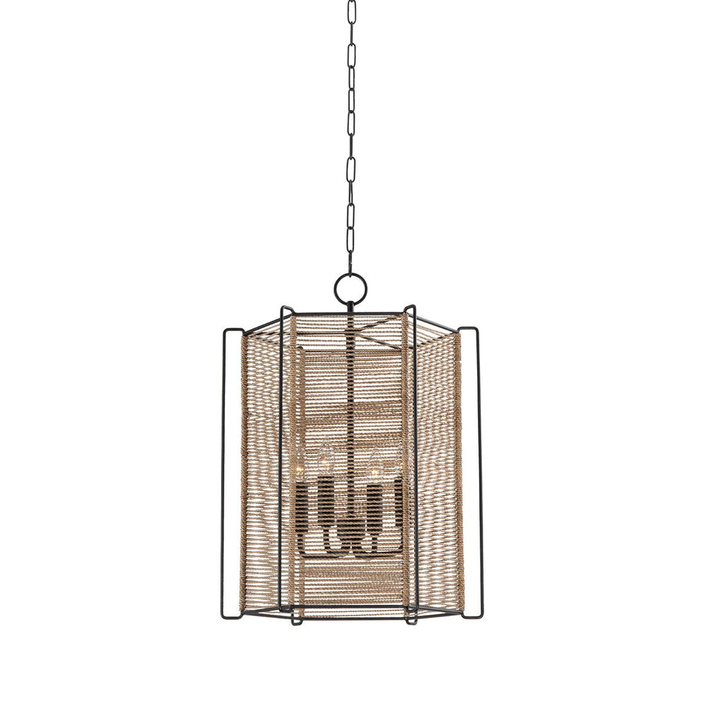 Troy Lighting Ramon TEXTURED BLACK 18W x 18L x 24H Pendant