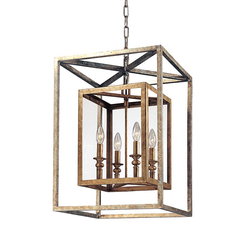 Troy Lighting Morgan GOLD SILVER LEAF 16W x 24H Pendant