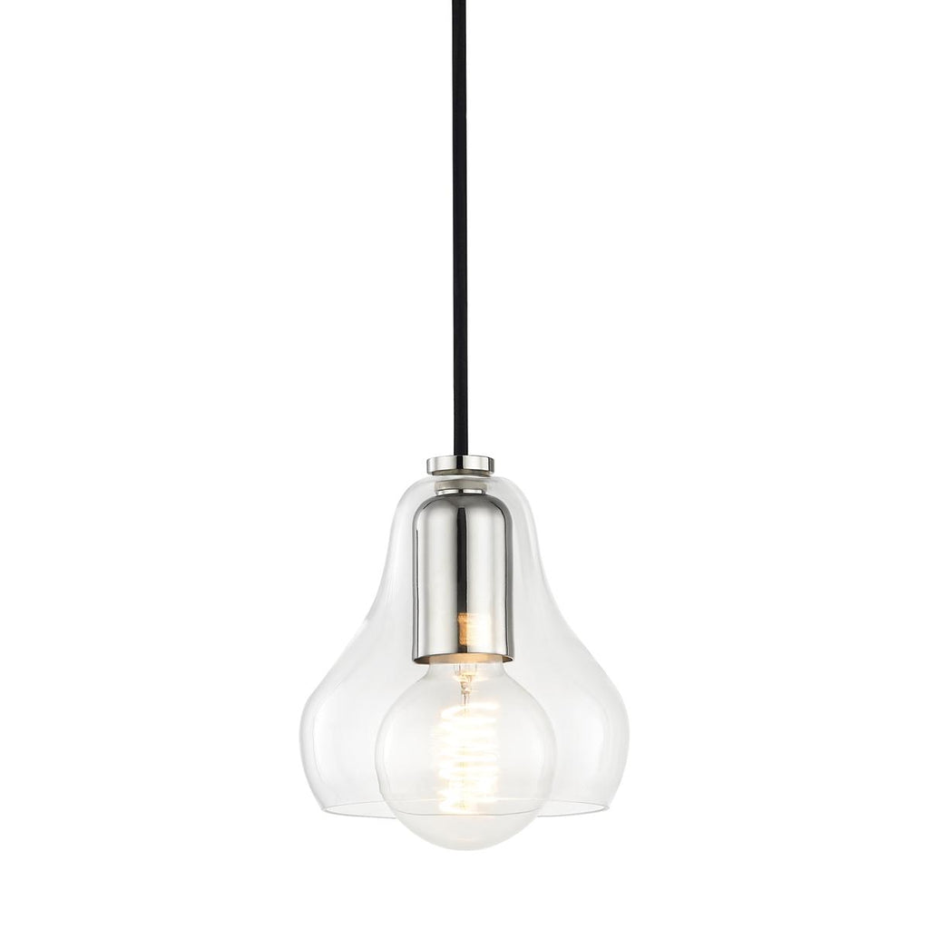 Mitzi Sadie Polished Nickel 5.75W x 5.75L x 7H Pendant