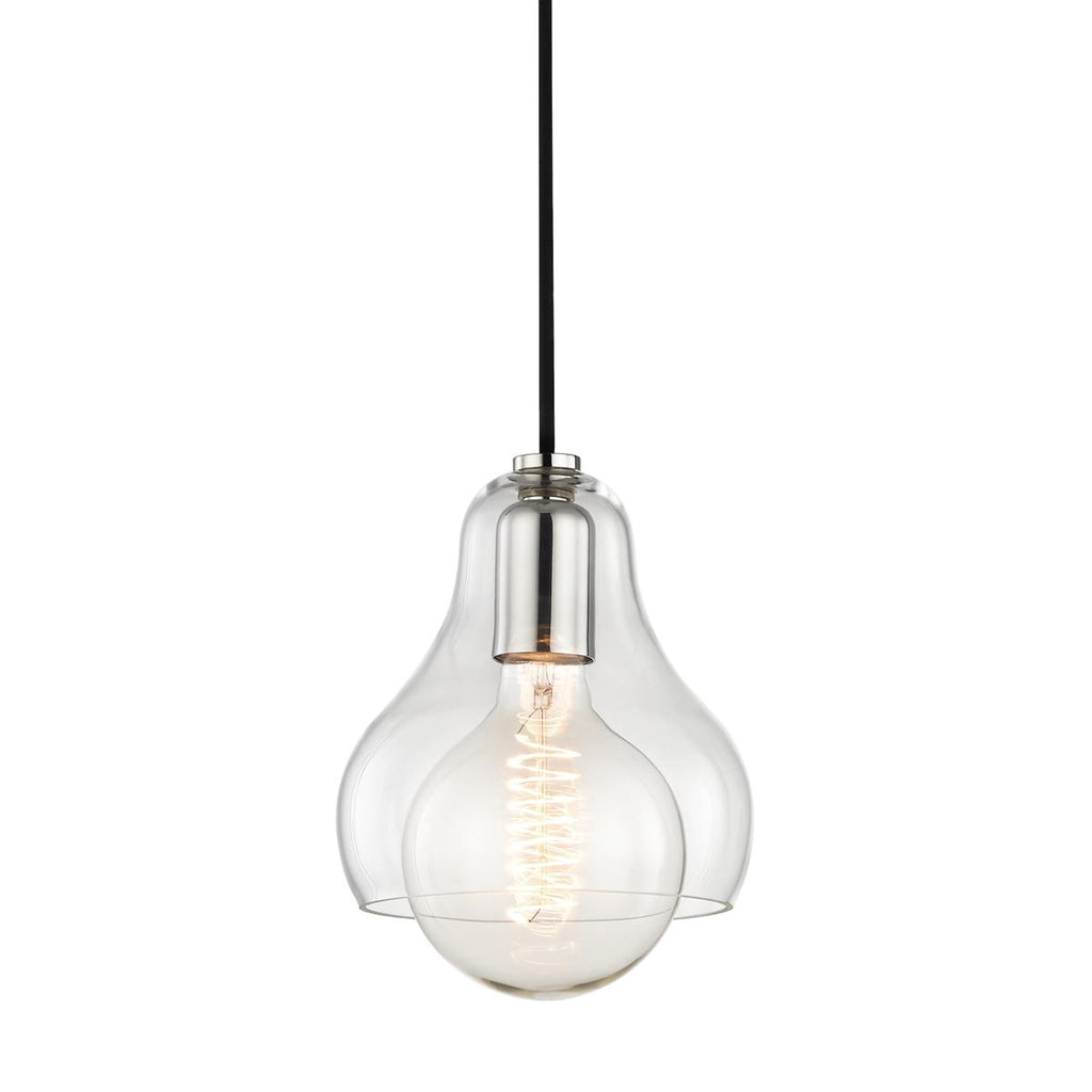 Mitzi Sadie Polished Nickel 7.25W x 7.25L x 9H Pendant