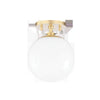 Mitzi Stella Aged Brass 7W X 7L X 9H Semi-Flush Mount