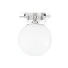 Mitzi Stella Polished Nickel 7W X 7L X 9H Semi-Flush Mount