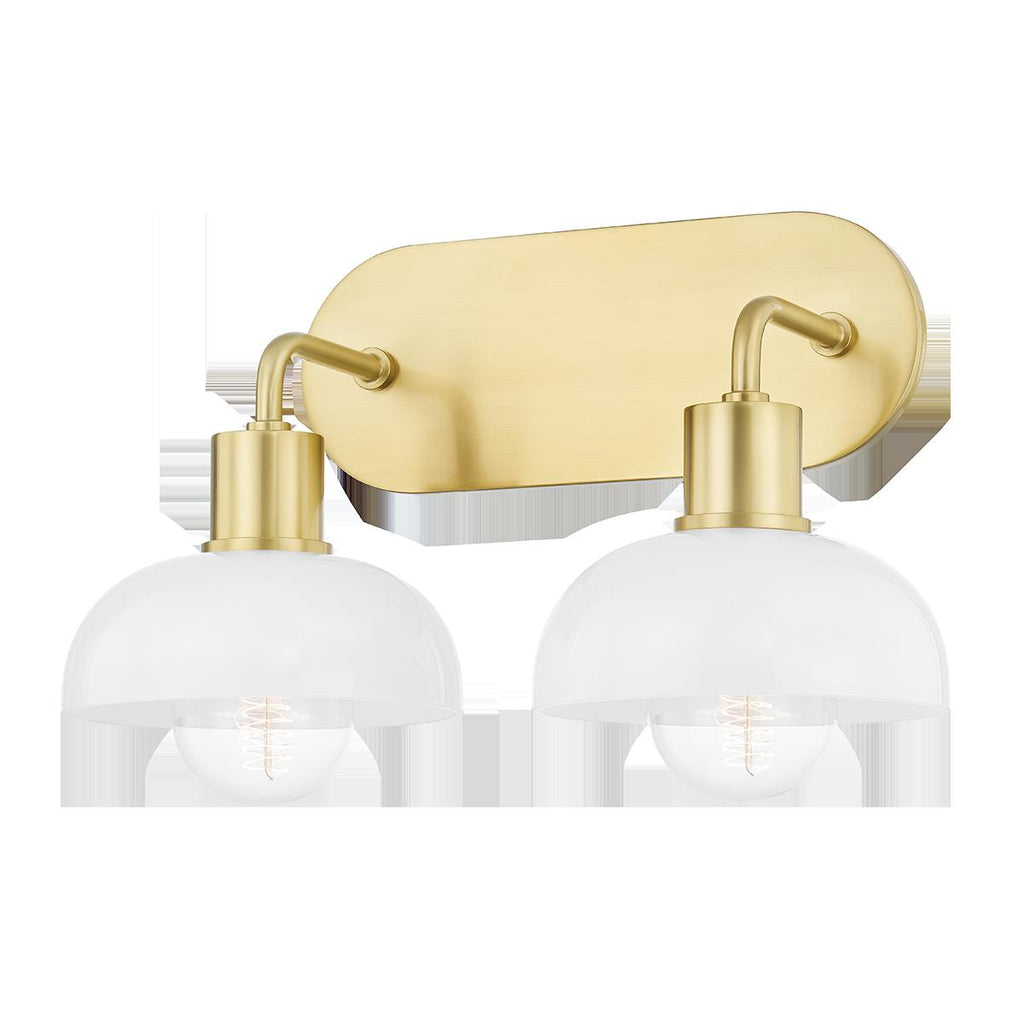 Mitzi Kyla Aged Brass 15W x 15L x 10.75H Wall Sconce