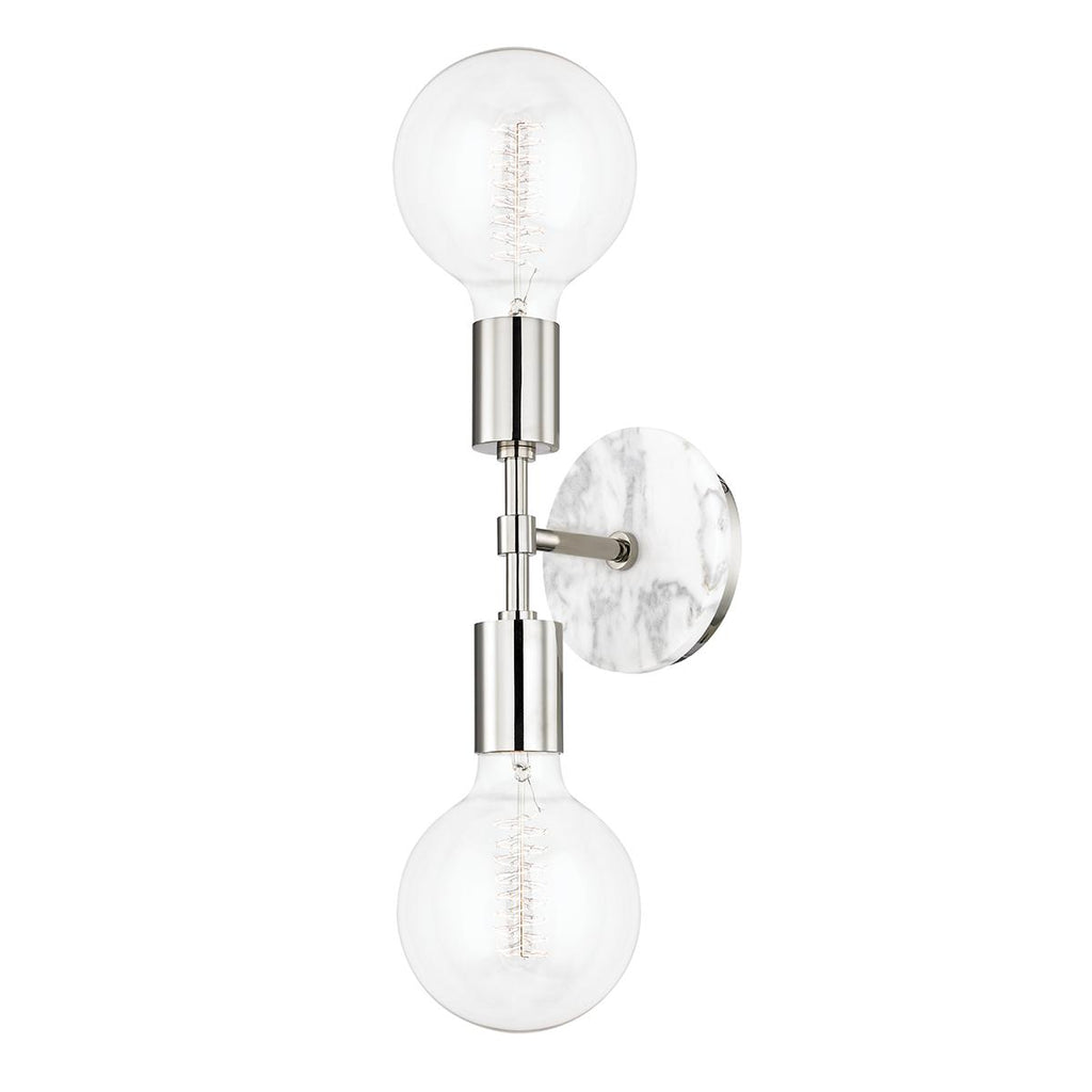 Mitzi Chloe Polished Nickel 5W x 5L x 20H Wall Sconce