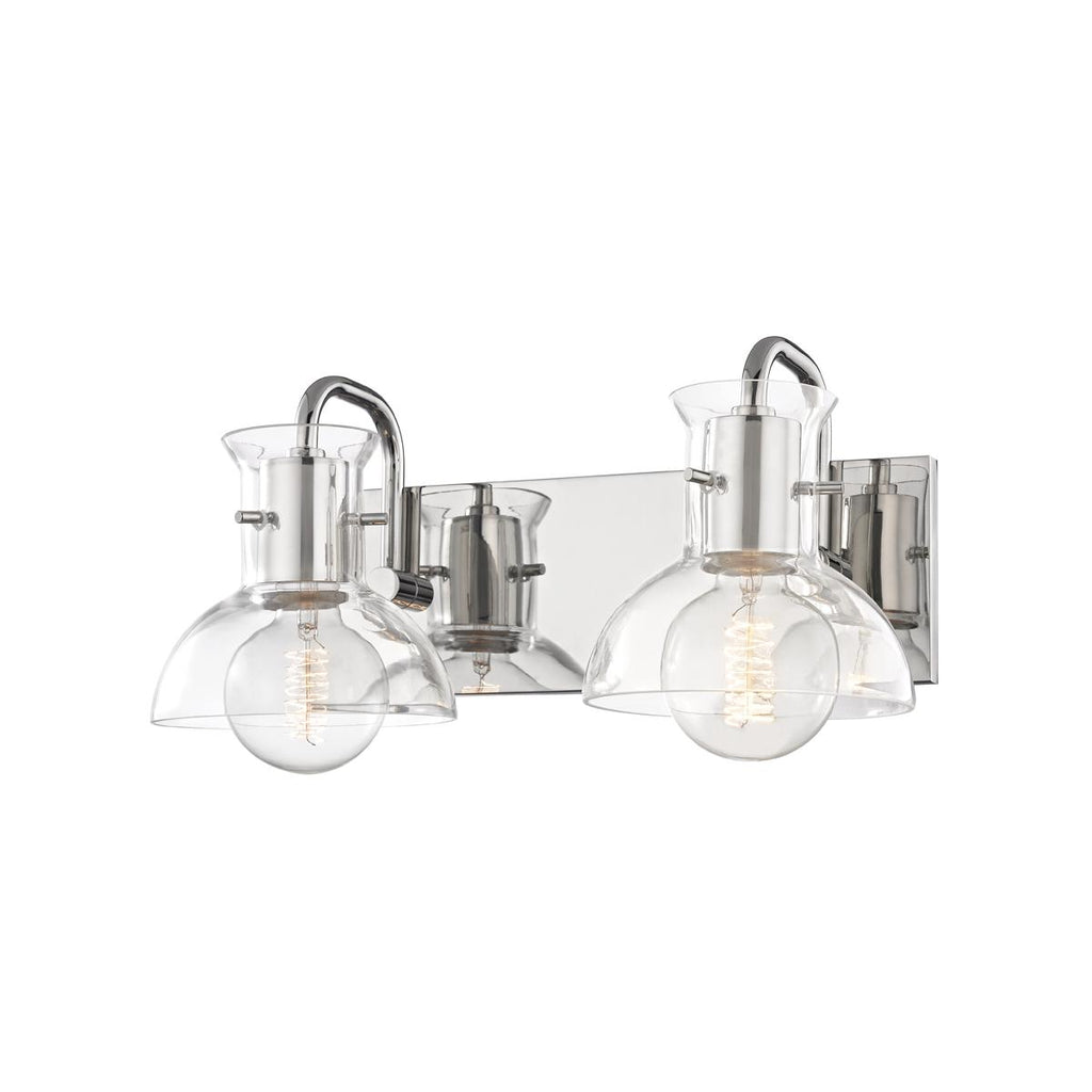 Mitzi Riley Polished Nickel 14.5W x 14.5L x 7H Wall Sconce