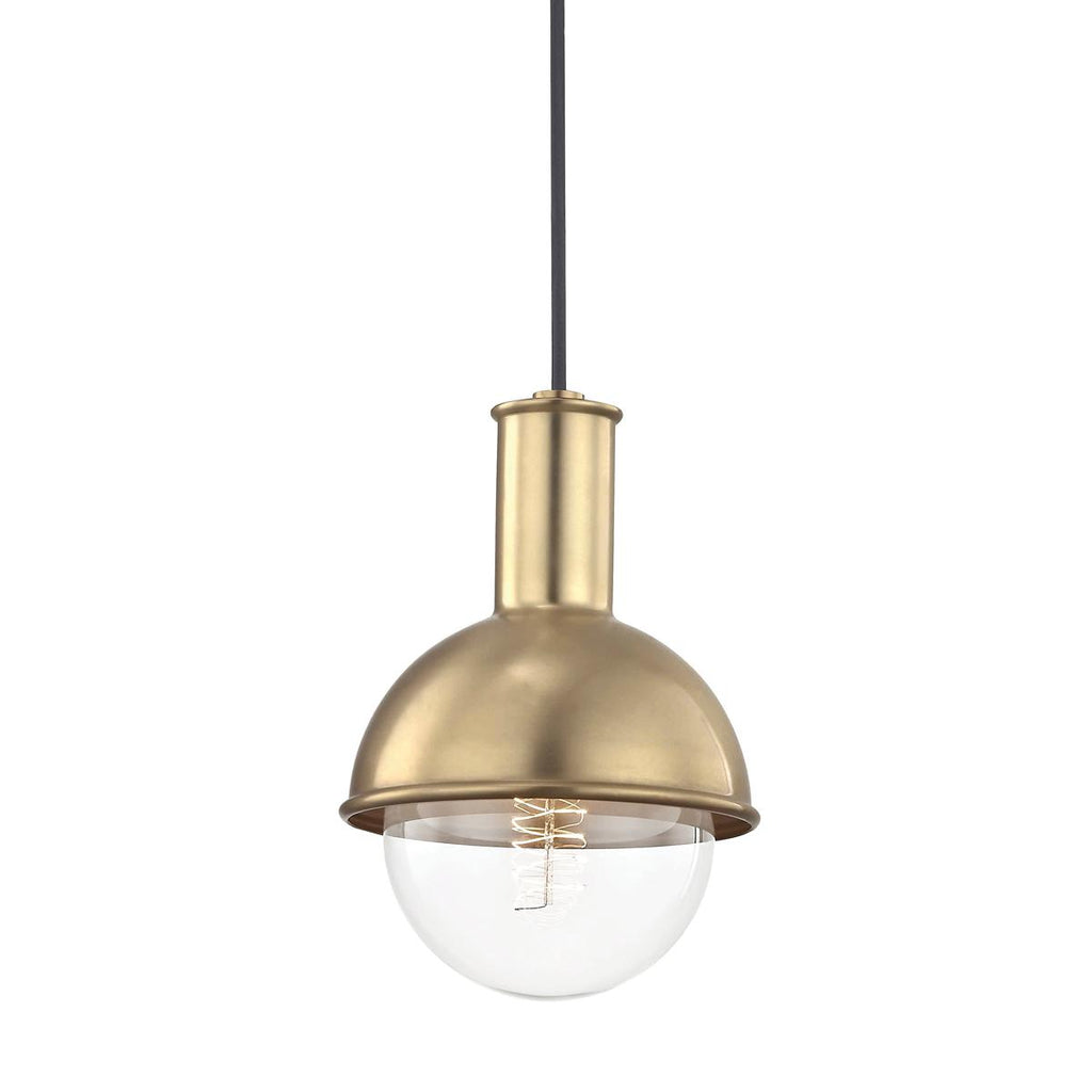 Mitzi Riley Aged Brass 6.25W x 6.25L x 9.5H Pendant