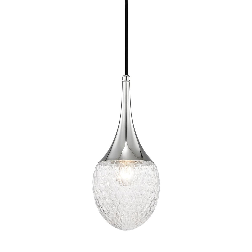 Mitzi Bella Polished Nickel 6.75W x 6.75L x 15.5H Pendant