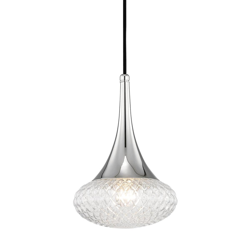 Mitzi Bella Polished Nickel 8.5W x 8.5L x 12.75H Pendant