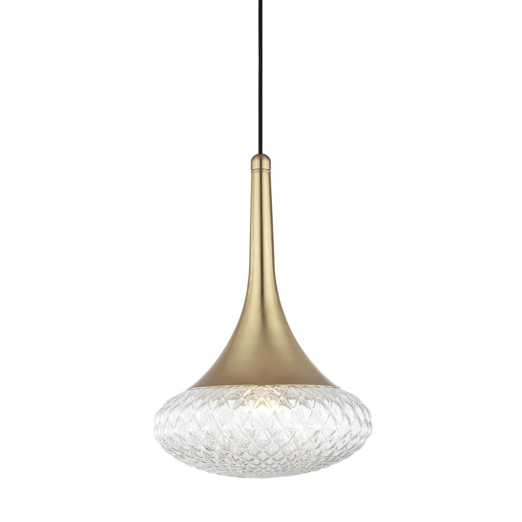 Mitzi Bella Aged Brass 11.75W x 11.75L x 17.5H Pendant