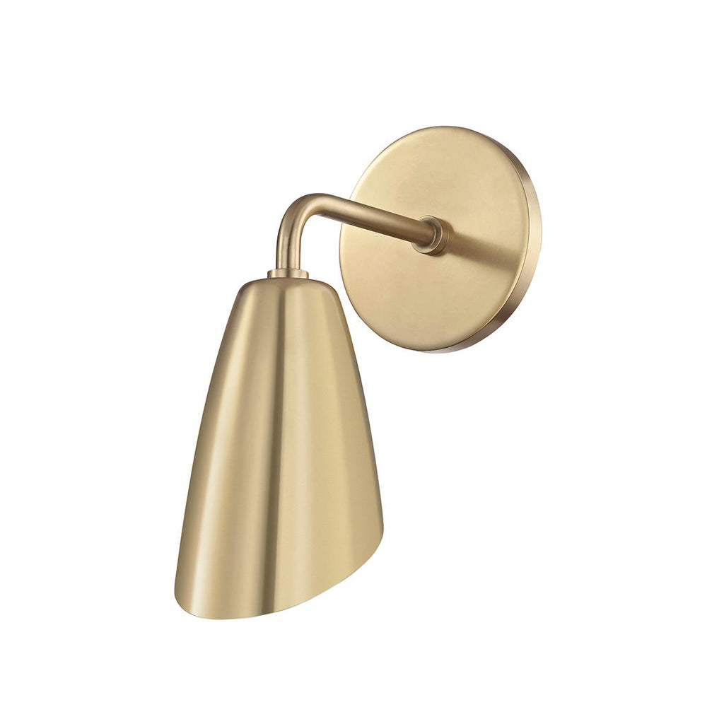 Mitzi Kai Aged Brass 4.75W x 4.75L x 10.25H Wall Sconce