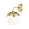 Mitzi Ella Polished Brass 7.5W X 7.5L X 12H Wall Sconce