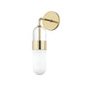 Mitzi Emilia Polished Brass 4.5W X 4.5L X 15H Wall Sconce