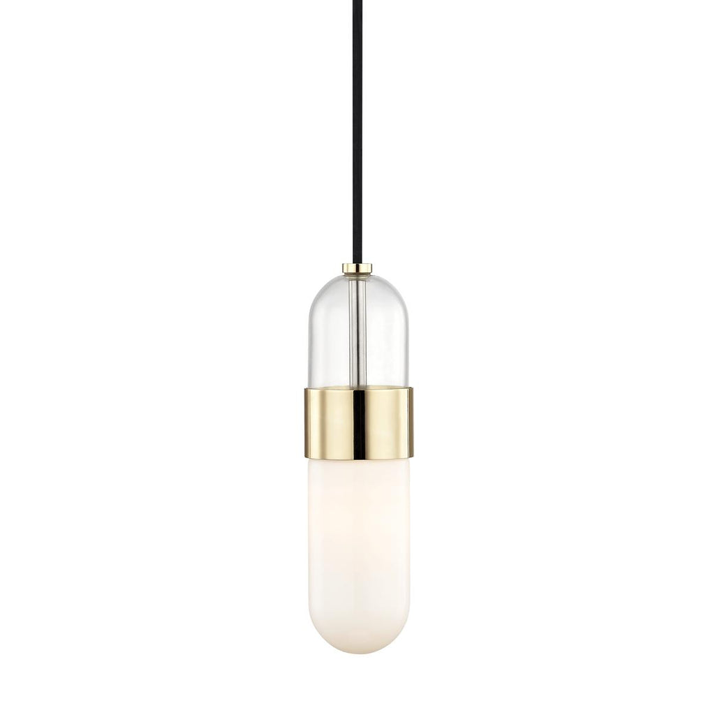 Mitzi Emilia Polished Brass 4.75W x 4.75L x 11.25H Pendant