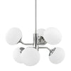 Mitzi Estee Polished Nickel 28W X 28L X 15H Chandelier