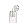 Mitzi Lula Polished Nickel 5.25W X 5.25L X 12.25H Wall Sconce