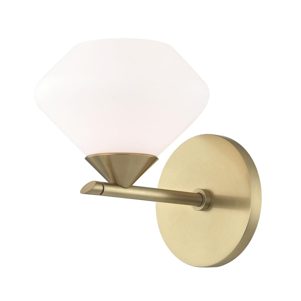 Mitzi Valerie Aged Brass 6W x 6L x 7H Wall Sconce