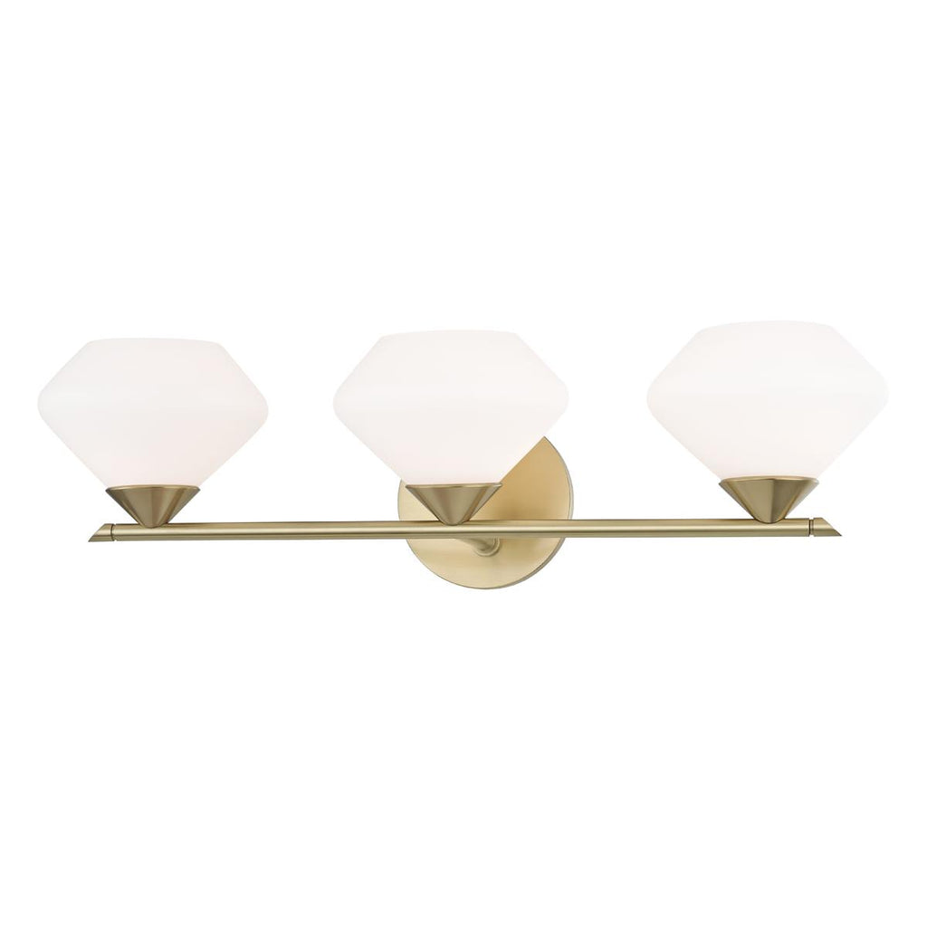 Mitzi Valerie Aged Brass 21.75W x 21.75L x 6H Wall Sconce