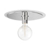 Mitzi Milo Polished Nickel/White 14W X 14L X 9.75H Flush Mount