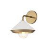 Mitzi Marnie Aged Brass/Soft Off White 8.5W X 8.5L X 10.5H Wall Sconce