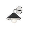 Mitzi Marnie Polished Nickel/Black 8.5W X 8.5L X 10.5H Wall Sconce