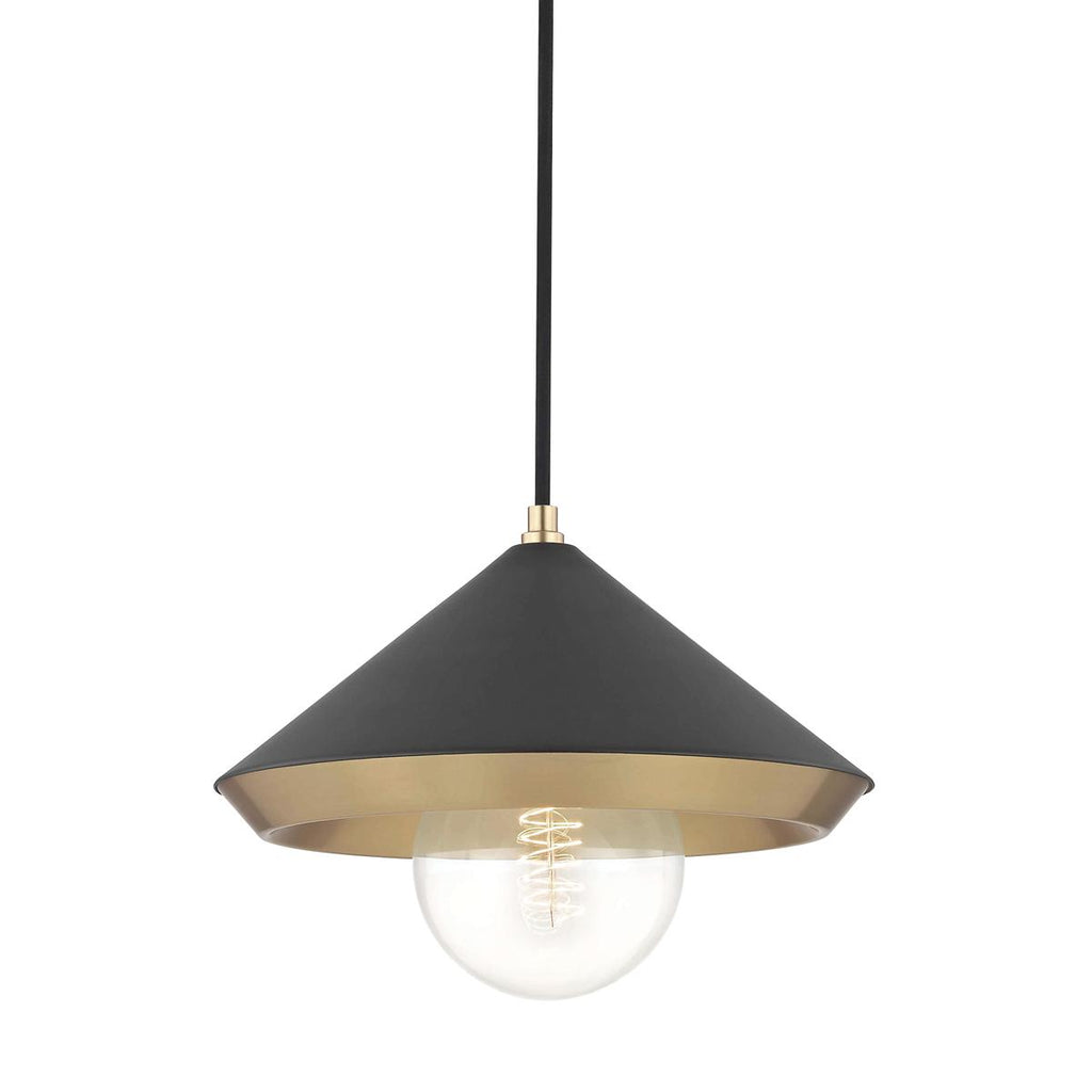 Mitzi Marnie Aged Brass/black 12.5W x 12.5L x 9H Pendant