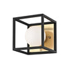 Mitzi Aira Aged Brass/Black 5W X 5L X 5H Wall Sconce