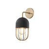 Mitzi Haley Aged Brass/Black 5.5W X 5.5L X 13.5H Wall Sconce