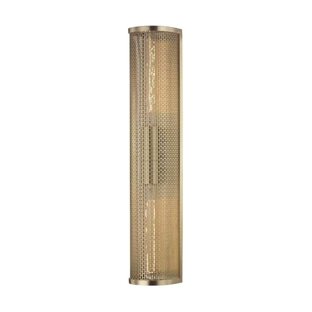 Mitzi Britt Aged Brass 4.5W x 4.5L x 23.25H Wall Sconce