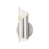 Mitzi Evie Polished Nickel 4.75W X 4.75L X 9.75H Wall Sconce