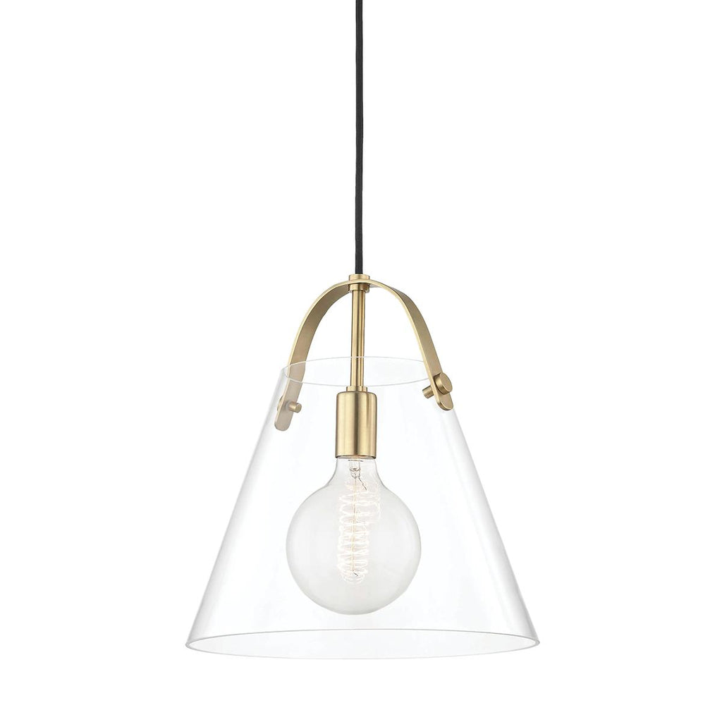 Mitzi Karin Aged Brass 12.75W x 12.75L x 13.75H Pendant