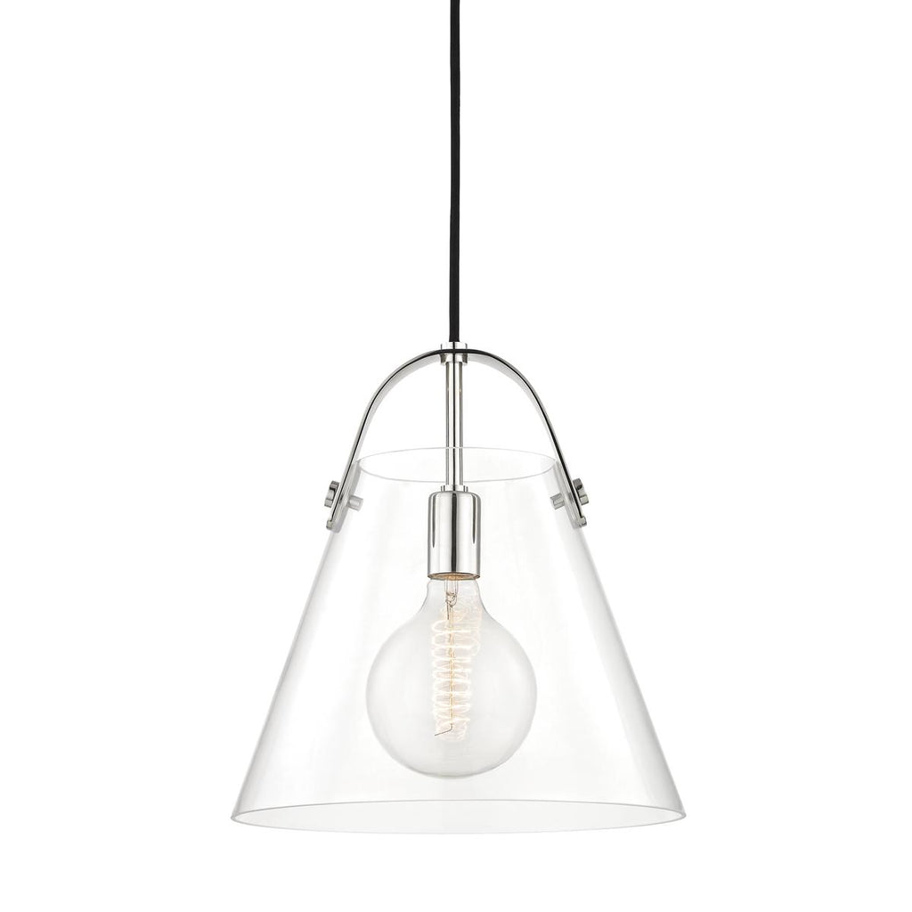 Mitzi Karin Polished Nickel 12.75W x 12.75L x 13.75H Pendant