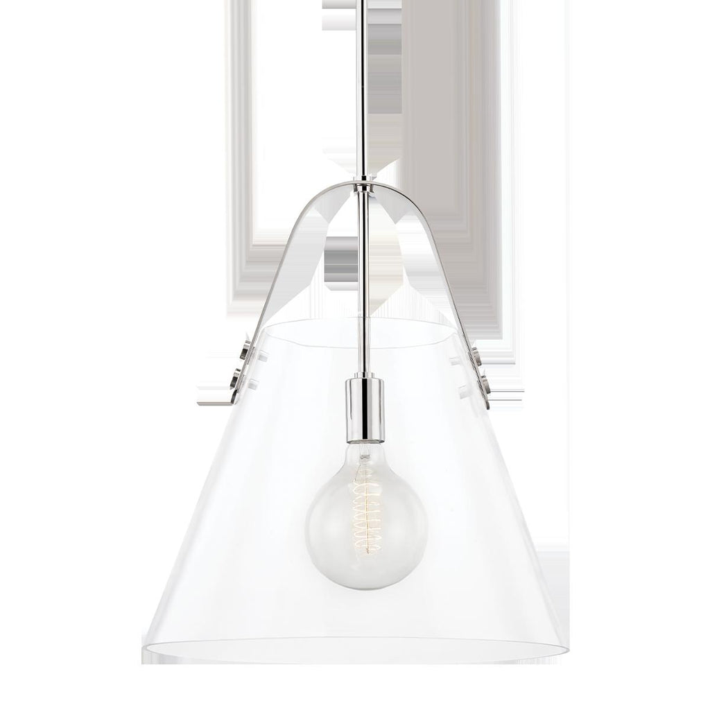 Mitzi Karin Polished Nickel 17W x 17L x 19H Pendant