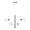 Mitzi Astrid Polished Nickel/Black 24W X 24L X 20H Chandelier