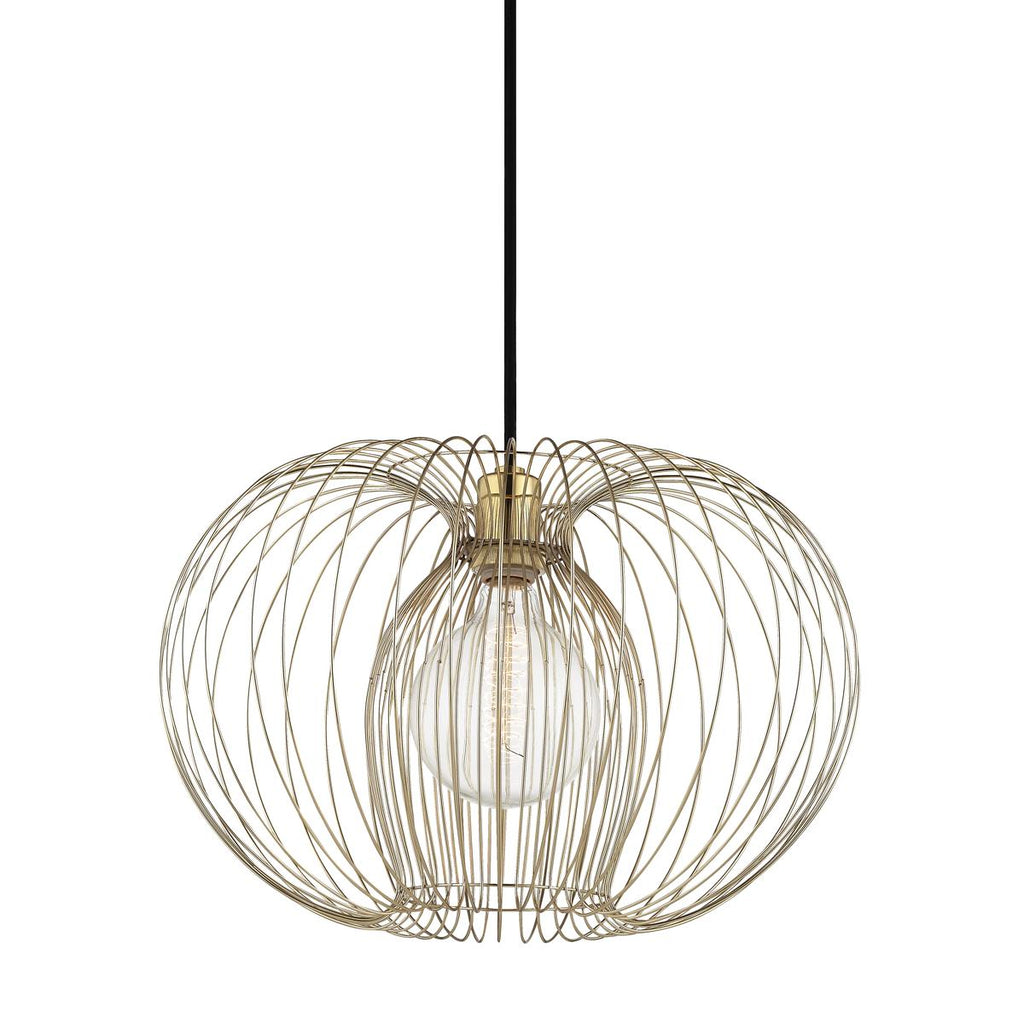 Mitzi Jasmine Polished Brass 17W x 17L x 11.5H Pendant