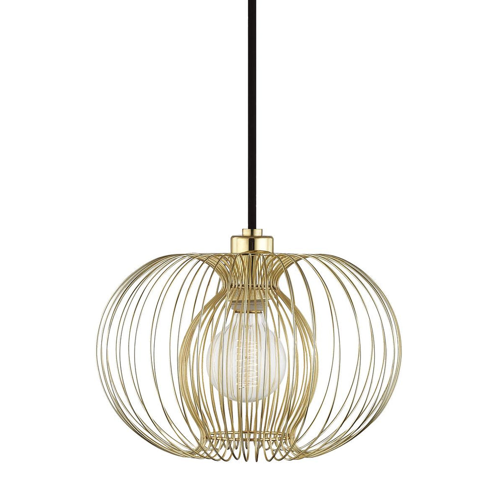 Mitzi Jasmine Polished Brass 12W x 12L x 9.5H Pendant