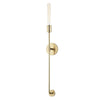 Mitzi Dylan Aged Brass 4.75W X 4.75L X 35H Wall Sconce