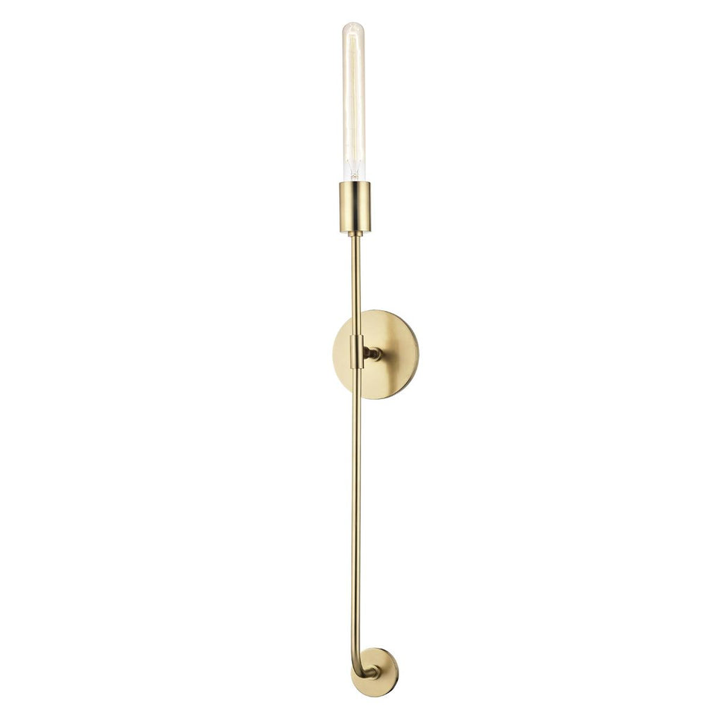 Mitzi Dylan Aged Brass 4.75W x 4.75L x 35H Wall Sconce